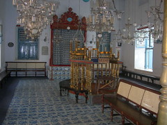 within the synagogue