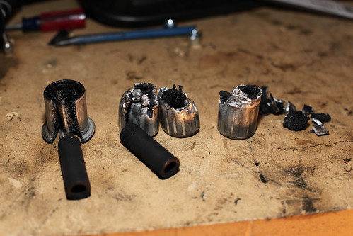 remnants of the front bushings