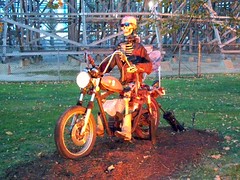 Cedar Point - Motorcycle Rider Skeleton