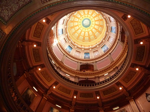 Inside Michigan Capitol Rotunda