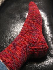 Nadine knit a pair of socks for me!