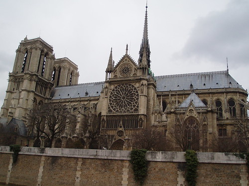 Cathedrale Notre-Dame de Paris, the south side