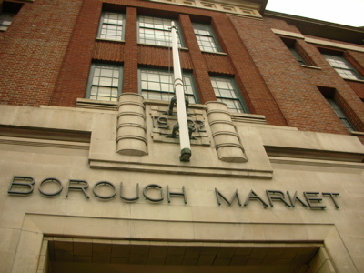 The grand entrance to Borough Market