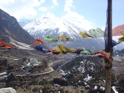 Chopta Valley and flags