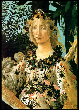 detall de La primavera de Botticelli