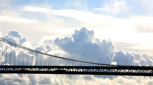 Morning Clouds on the Bay Bridge