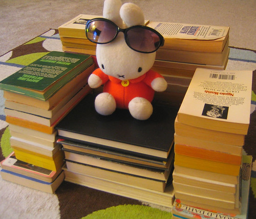 miffy kicks back in her bibliochair