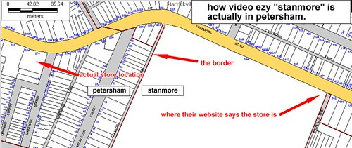 video ezy petersham map