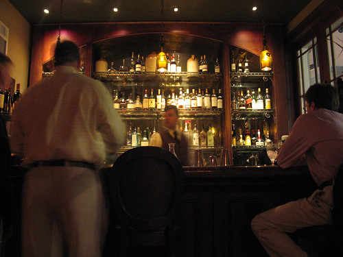 The bar at Restaurant Cuvée