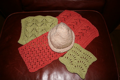 Pinwheel of knitting