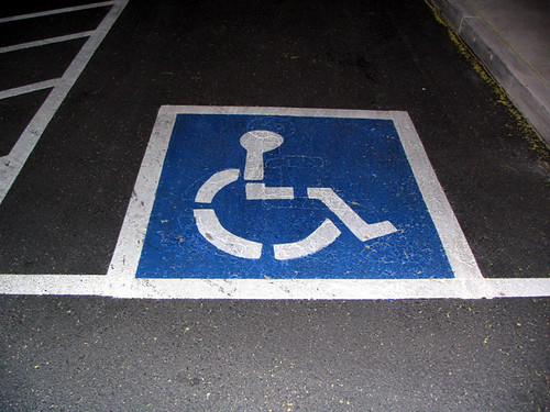 Armless Handicapped Parking Spot 01