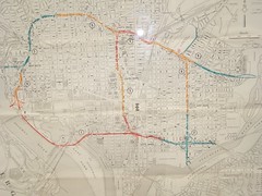 Proposed DC freeway map, 1955