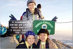 At the top of Mount Kinabalu 3 years ago!