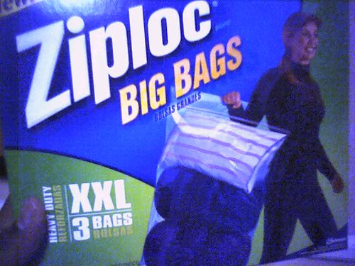 ziploc BODY bags!