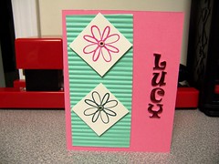 Card For Lucy's Graduation - Outside
