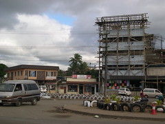 A roundabout in Nausori