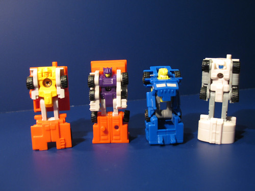 G1 Micromaster Combiners Sledge & Hammer and Oiler & Slide