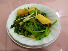 小松菜とジャガイモ