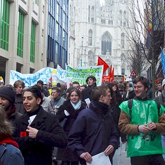 Betoging tegen Vandenbroucke