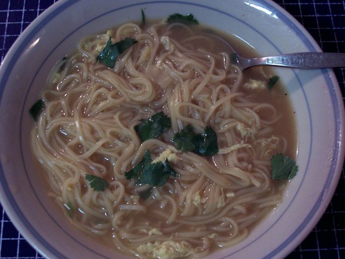 The Clone's Miso & Egg Noodle Soup