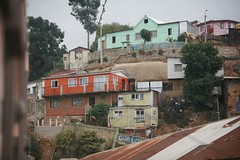 Houses on the hill in Valparaiso