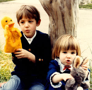 Me, Sister, Easter Puppets