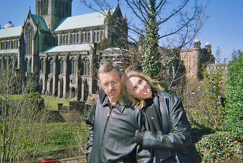 Dad and Mom at Glasgow Cathedral