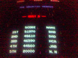 I briefly had the high score on Galaga
