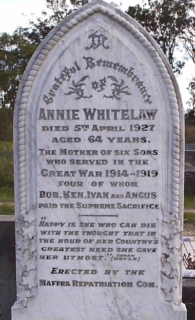 Annie Whitelaw