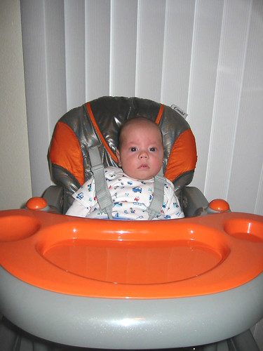 I love this convertible highchair by Combi!