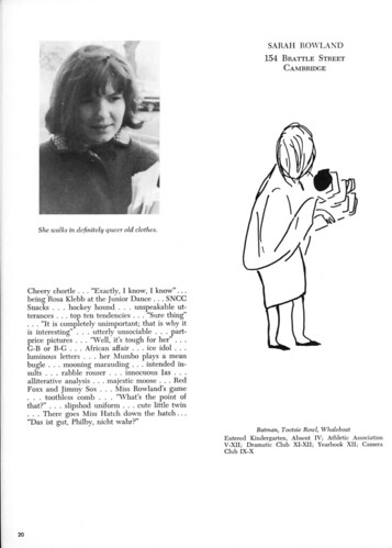 Sarah Rowland - Yearbook Page