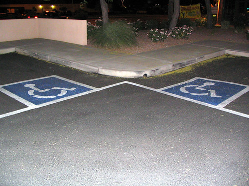 Armless Handicapped Parking Spot 02