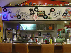 Inside Route 66 Diner I