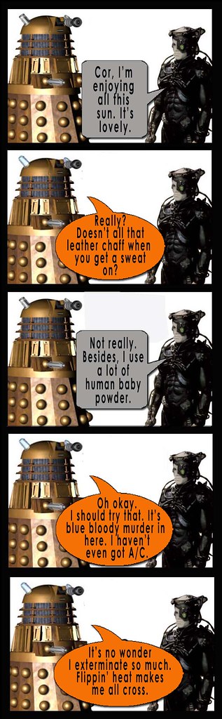 Dalek and Borg hot