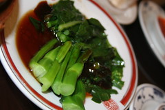 Chinese mustard greens with oyster sauce