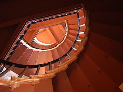 Staircase in the Barrenjoy lighthouse