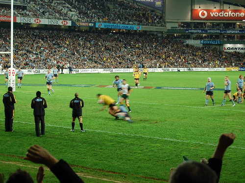 Try scored by the Hurricanes