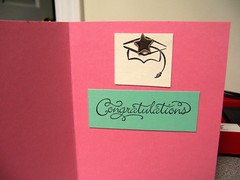 Card For Lucy's Graduation - Inside
