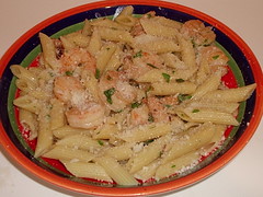 Shrimp with Sun-dried Tomatoes & Penne