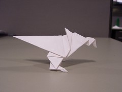 Paper dino - Profile view
