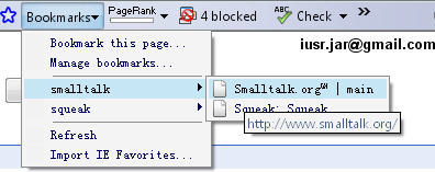 google toolbar bookmark expanded
