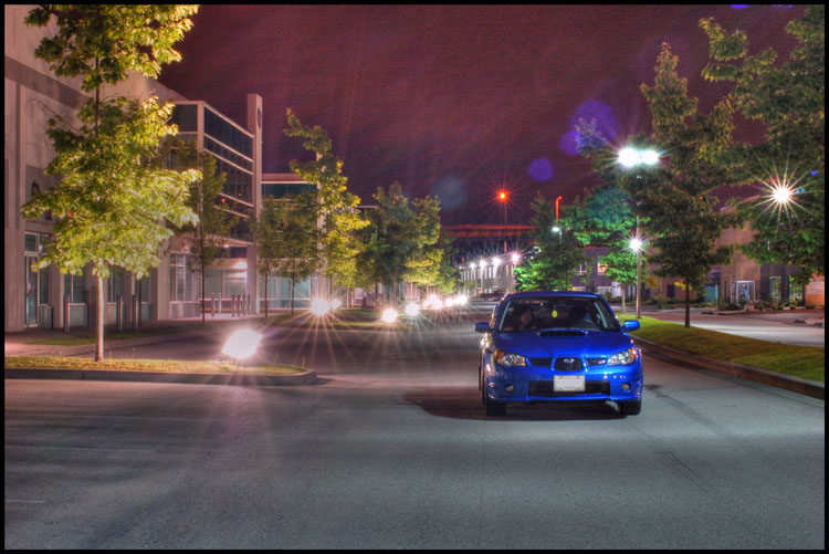 Subaru STI at night ver 1.0