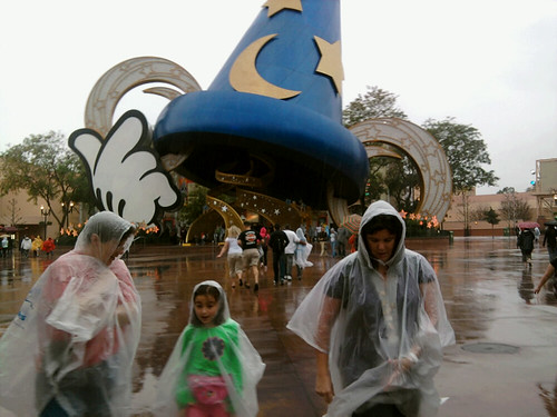 Another rainy day at Disney World.