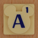 Disney Scrabble Letter A