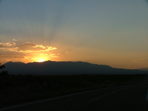 sunset in Utah