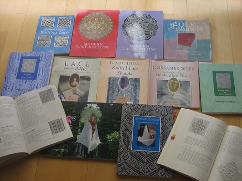 Lace knitting books