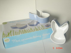 Mini ceramic bunny dishes....