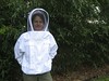 Michelle's beekeeping duds