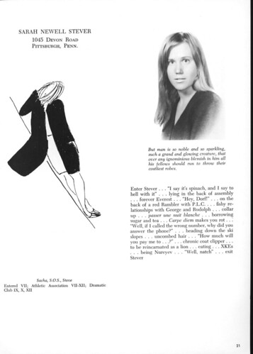 Sarah Stever - Yearbook Page 