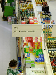 you know you're back in England when supermarkets have aisles like this: